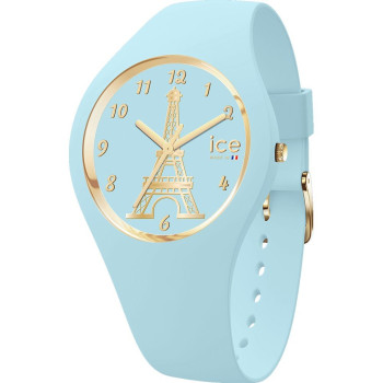 Ice Watch® Analoog 'Ice cocorico - eiffel tower - light blue' Dames Horloge 023245