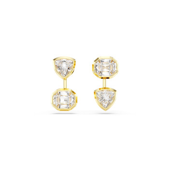 Swarovski® 'Imber Organic' Women's Gold Plated Metal Stud Earrings - Gold 5705461