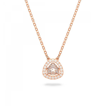 Swarovski® 'Millenia' Women's Gold Plated Metal Necklace - Rose 5640292