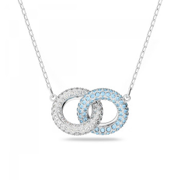 Swarovski® 'Stone' Women's Base Metal Necklace - Silver 5642883