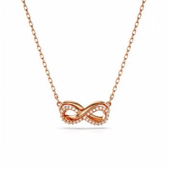 Swarovski® 'Hyperbola' Women's Gold Plated Metal Necklace - Rose 5684084