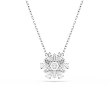 Swarovski® 'Idyllia' Women's Base Metal Necklace - Silver 5691484