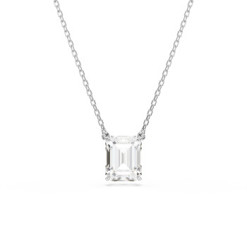 Swarovski® 'Stilla' Women's Base Metal Necklace - Silver 5693405