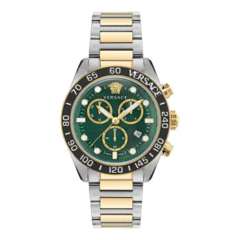 Versace® Chronograph 'Greca Dome' Men's Watch VE6K00423