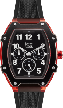 Ice Watch® Multi Dial 'Ice Boliday - Black Red' Unisex's Watch (Medium) 023316