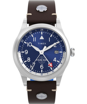 Timex® Analogue 'Waterbury Gmt X Pan Am' Men's Watch TW2W97300