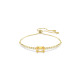 Swarovski® 'Matrix Tennis' Damen Verchromtem Metall Armbänd - Gold 5730699