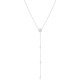 Gena.paris® 'The one' Dames Zilver 925 925 Collier - Zilverkleurig GC1597-W