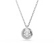 Swarovski® 'Dextera Round' Damen Metall Halsband - Silber 5733400