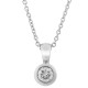 Orphelia® 'Rosalind' Dames Witgoud 18K Collier - Zilverkleurig KD-2031