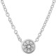 Orphelia® 'Alexandria' Dames Witgoud 18K Collier - Zilverkleurig KD-2033