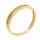 Orphelia® Dames Geelgoud 18K Ring (sieraad) - Goudkleurig RD-3019