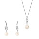 Orphelia® 'Clara' Dames Zilver 925 925 Set: Ketting-Hanger + Oorbellen - Zilverkleurig SET-7515