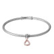 Orphelia® Damen Sterling Silber Armbänd - Silber/Rosa ZA-7398