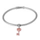 Orphelia® Damen Sterling Silber Armbänd - Silber/Rosa ZA-7399