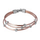 Orphelia® Damen Sterling Silber Armbänd - Rosé ZA-7414