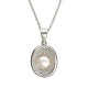 Orphelia® Women's Sterling Silver Chain with Pendant - Silver ZH-4605