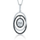 Orphelia® Damen Sterling Silber Halskette mit Anhänger - Silber ZH-7242