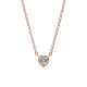 Orphelia® 'Nora' Damen Sterling Silber Halsband - Rosé ZK-7435