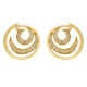 Orphelia® 'Elaine' Damen Sterling Silber Ohrstecker - Gold ZO-7084/2