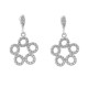 Orphelia® 'Gabriella' Women's Sterling Silver Drop Earrings - Silver ZO-7314