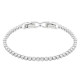 Swarovski® 'Emily' Women's Base Metal Bracelet - Silver 1808960