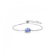 Swarovski® 'Constella' Women's Base Metal Bracelet - Silver 5671895