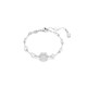 Swarovski® 'Idyllia' Women's Base Metal Bracelet - Silver 5691485