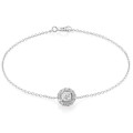 Orphelia® 'Gilda' Women's Whitegold 18C Bracelet - White AD-1029