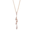 Orphelia® 'Loana' Women's Sterling Silver Chain with Pendant - Rose ZH-7505/RG