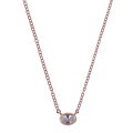 Orphelia® 'Robin' Women's Sterling Silver Necklace - Rose ZK-7434