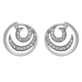 Orphelia® 'Elaine' Women's Sterling Silver Stud Earrings - Silver ZO-7084