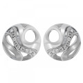 Orphelia® 'Elvina' Women's Sterling Silver Stud Earrings - Silver ZO-7085