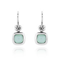 Orphelia® 'Anat' Women's Sterling Silver Drop Earrings - Silver ZO-7467