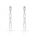 Orphelia® 'Eve' Women's Sterling Silver Drop Earrings - Silver ZO-7550