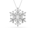 Swarovski® 'Idyllia' Women's Base Metal Necklace - Silver 5693226