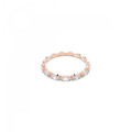 Swarovski® 'Vittore' Women's Gold Plated Metal Ring - Rose 5351769