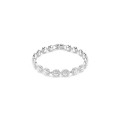 Swarovski® 'Una' Women's Base Metal Bracelet - Silver 5682279