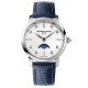 Frederique Constant® Analogue 'Slimline Moonphase' Women's Watch FC-206MPWD1S6