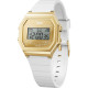 Ice Watch® Digital 'Ice Digit Retro - Metal Gold Mirror - White' Women's Watch (Small) 022733