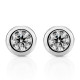 Orphelia® 'Alexandria' Women's Whitegold 18C Stud Earrings - Silver OD-5331