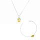 Orphelia® 'Minion' Child's Sterling Silver Set: Chain-Pendant + Bracelet - Silver SET-7135/2