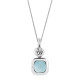 Orphelia® 'Anat' Women's Sterling Silver Chain with Pendant - Silver ZH-7467