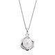 Orphelia® 'Aliva' Women's Sterling Silver Chain with Pendant - Silver ZH-7469