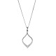 Orphelia® 'Grace' Women's Sterling Silver Chain with Pendant - Silver ZH-7493