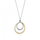 Orphelia® 'Bastien' Women's Sterling Silver Chain with Pendant - Silver/Gold ZH-7499