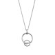 Orphelia® 'Antoine' Women's Sterling Silver Chain with Pendant - Silver ZH-7503