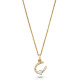 Orphelia® 'Aurora' Women's Sterling Silver Chain with Pendant - Silver/Gold ZH-7525/G