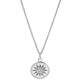 Orphelia® 'Shine' Women's Sterling Silver Pendant with Chain - Silver ZH-7576