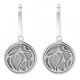 Orphelia® 'Anabel' Women's Sterling Silver Drop Earrings - Silver ZO-7097